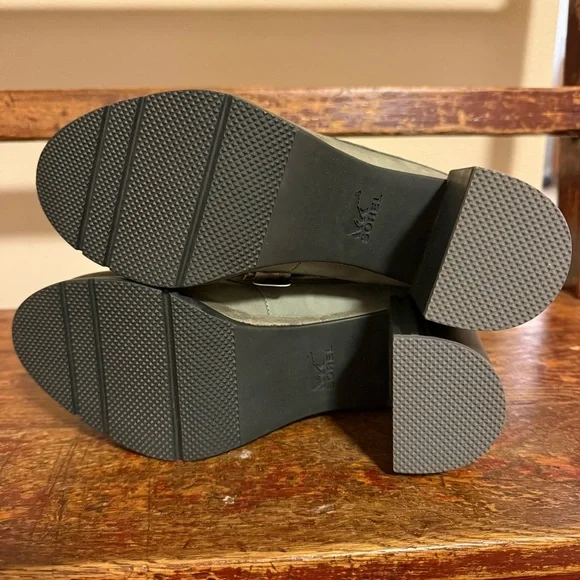 SOREL Blake Lace Quarry Waterproof Hiker Bootie Quarry Gray Red Laces - Picture 9 of 15